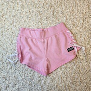 PINK Victoria's Secret Cotton Lace Up Shorts, Size XS